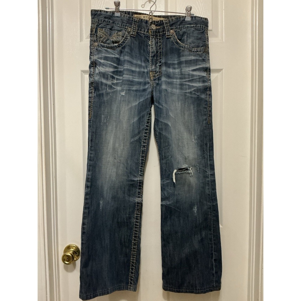 Big Star Women's Jeans 34L 34xx29 Pioneer Limited Vintage Collection Destroyed